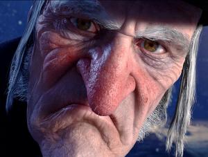 Kadr z animacji 3D  quot;Opowieść wigilijna quot;, reż. Robert Zemeckis. Premiera w polskich kinach - 20 listopada 2009