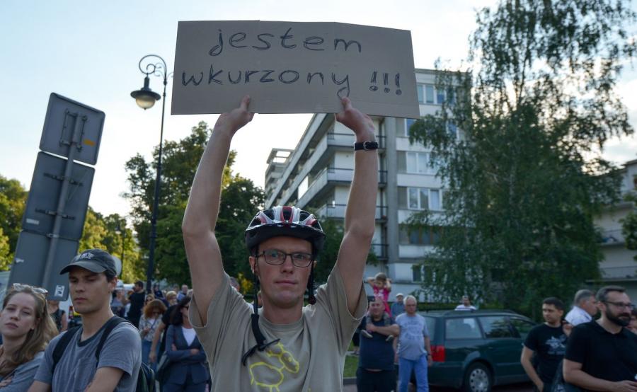 Protesty przed Sejmem