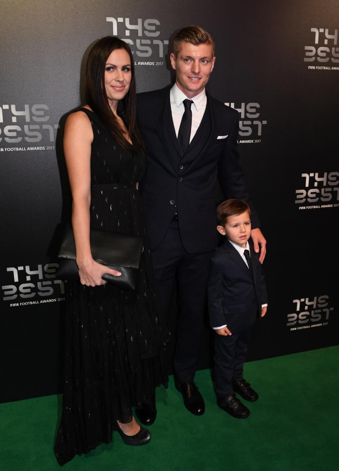 Toni Kroos, Jessica Farber i Leon Kroos