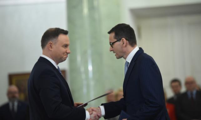 Nowy - stary rząd Mateusza Morawieckiego powołany. Jedyna zmiana... tylko na stanowisku premiera