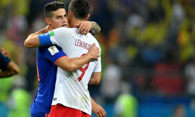 Lewandowski po porażce z Kolumbią zachował się z wielką klasą