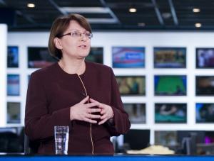 Grażyna Gęsicka na konferencji ojca Rydzyka