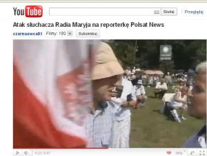 Reporterka dostała w twarz, a radio Rydzyka mówi o prowokacji