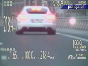 218 km/h na liczniku pirata