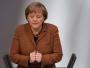 Angela Merkel w czasie wystąpienia w Bundestagu; marzec 2011
