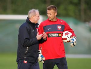 Franciszek Smuda i Artur Boruc
