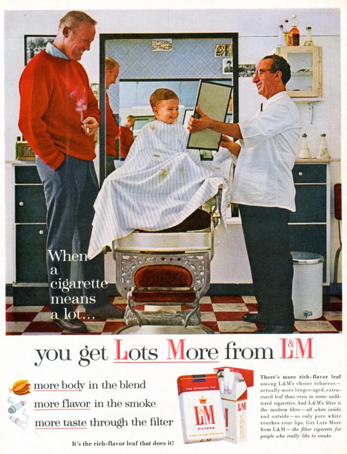 Papierosy "L&M", rok 1962
