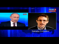 Snowden tłumaczy się z pytania do Putina. Chciał go złapać na kłamstwie