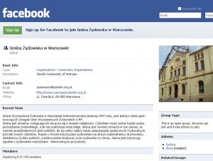 Warszawscy Żydzi trafili na Facebooka