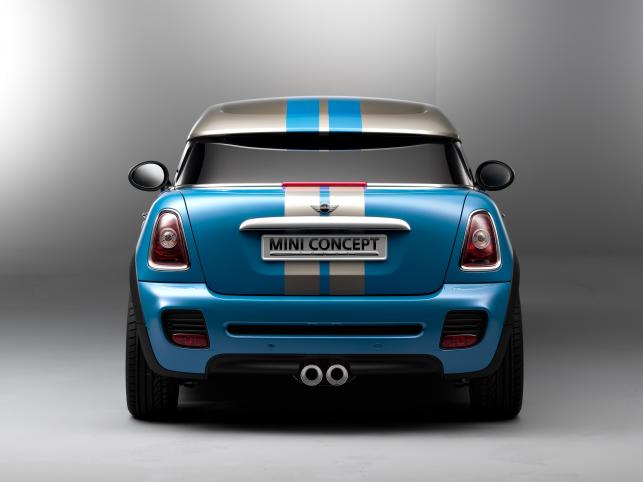 Zaś od asfaltu po czubek jest 136 cm. Premiera Mini Coupe Concept odbędzie się na salonie samochodowym we Frankfurcie w połowie września