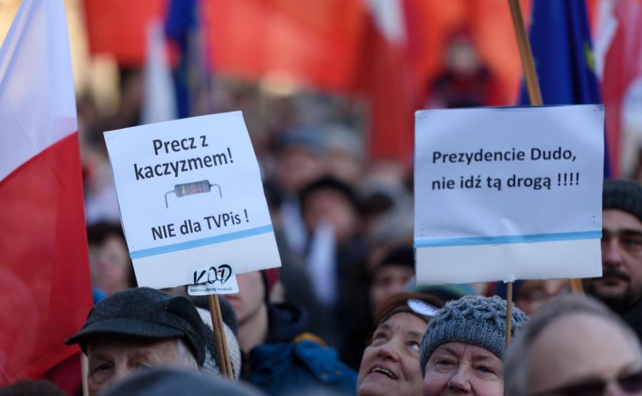 Demonstracja KOD w Poznaniu