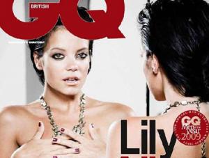 Figlarne piersi Lily Allen we wrześniowym "GQ"