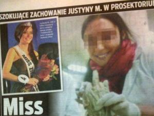 Miss Pabianic bawi się... zwłokami