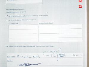 Strona umowy z hasłem dostępu do konta Archibald