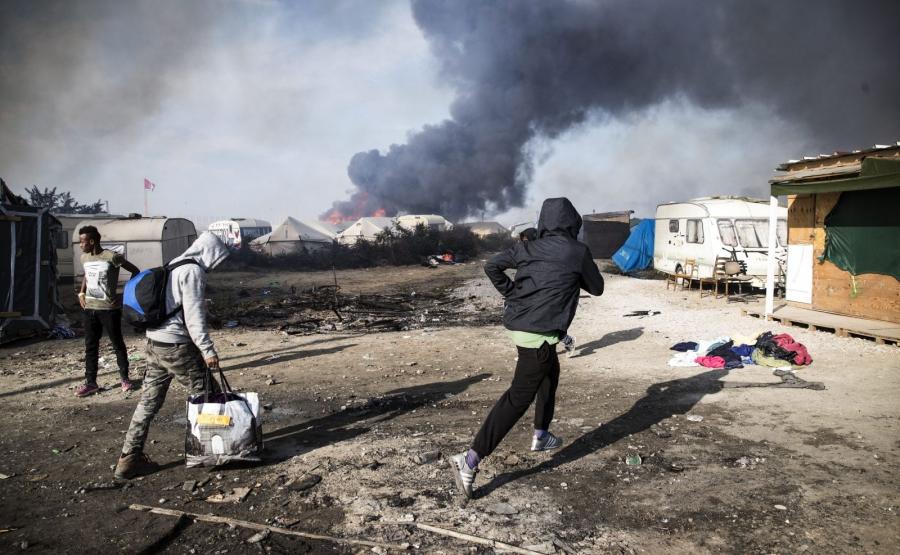 POZOSTAŁOŚCI PO "DŻUNGLI" W CALAIS