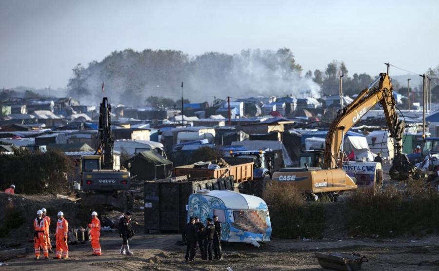 POZOSTAŁOŚCI PO "DŻUNGLI" W CALAIS